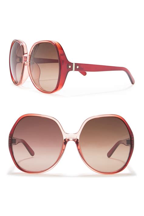 oversized chloe sunglasses brown women.